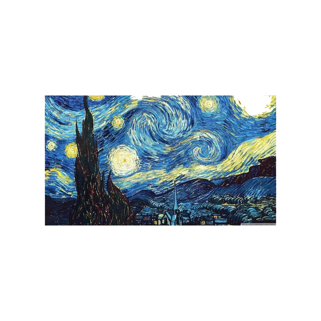 Starry night sticker